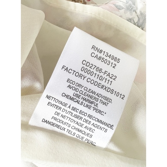 NWT For Love and Lemons Arya Mini Floral Woodland Fairycore Dress Size Medium - Picture 9 of 11